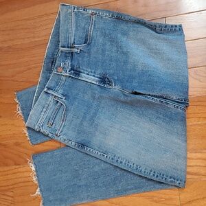 MOTHER mid rise dazzler ankle fray jeans Size 31